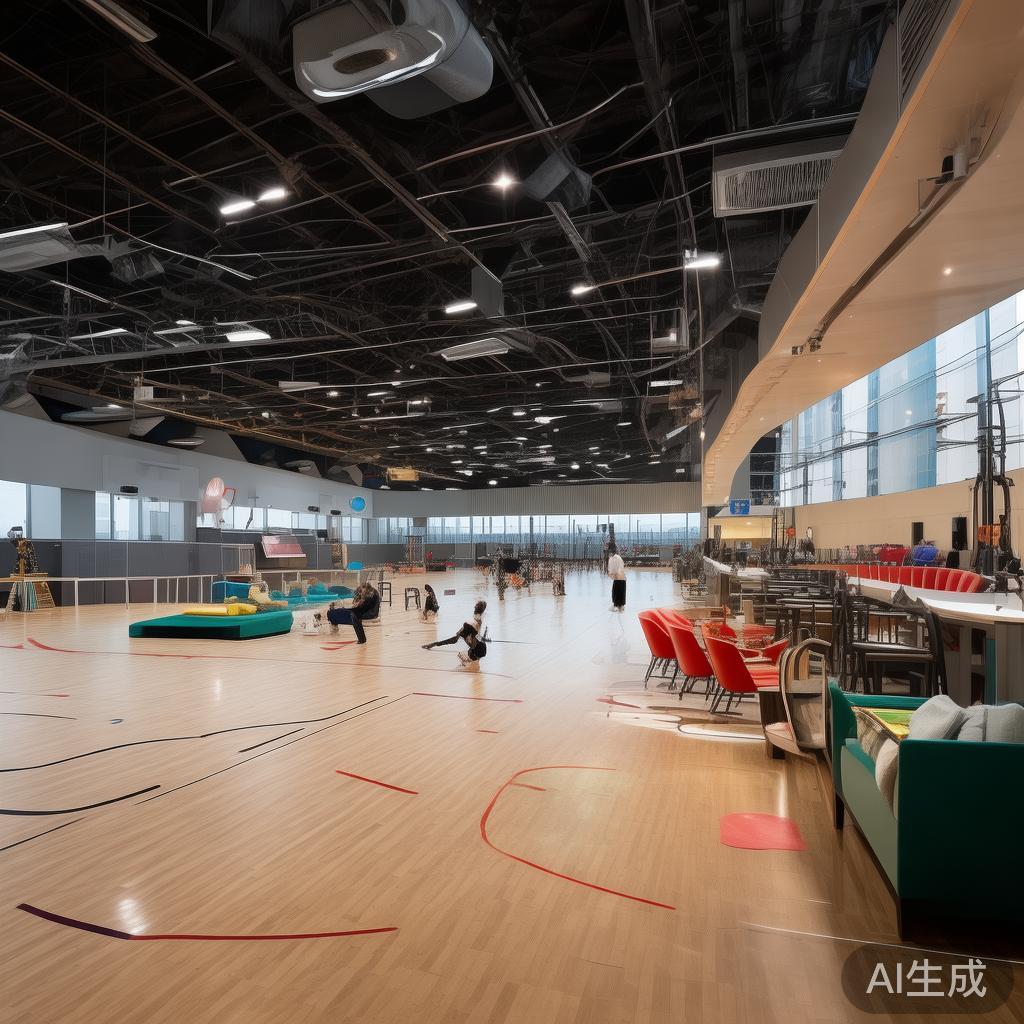 智博明水体育馆:集现代体育与休闲娱乐于一体的理想场所 除了体育比赛场地外,智博明水体育馆还配备了丰富的休