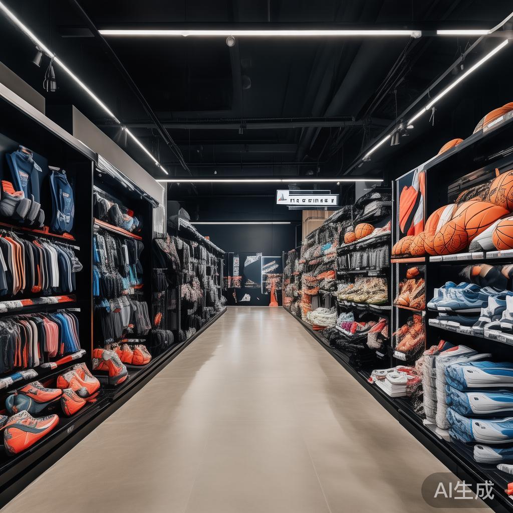 明确定位打造一站式运动装备体验
智博体育店以“全