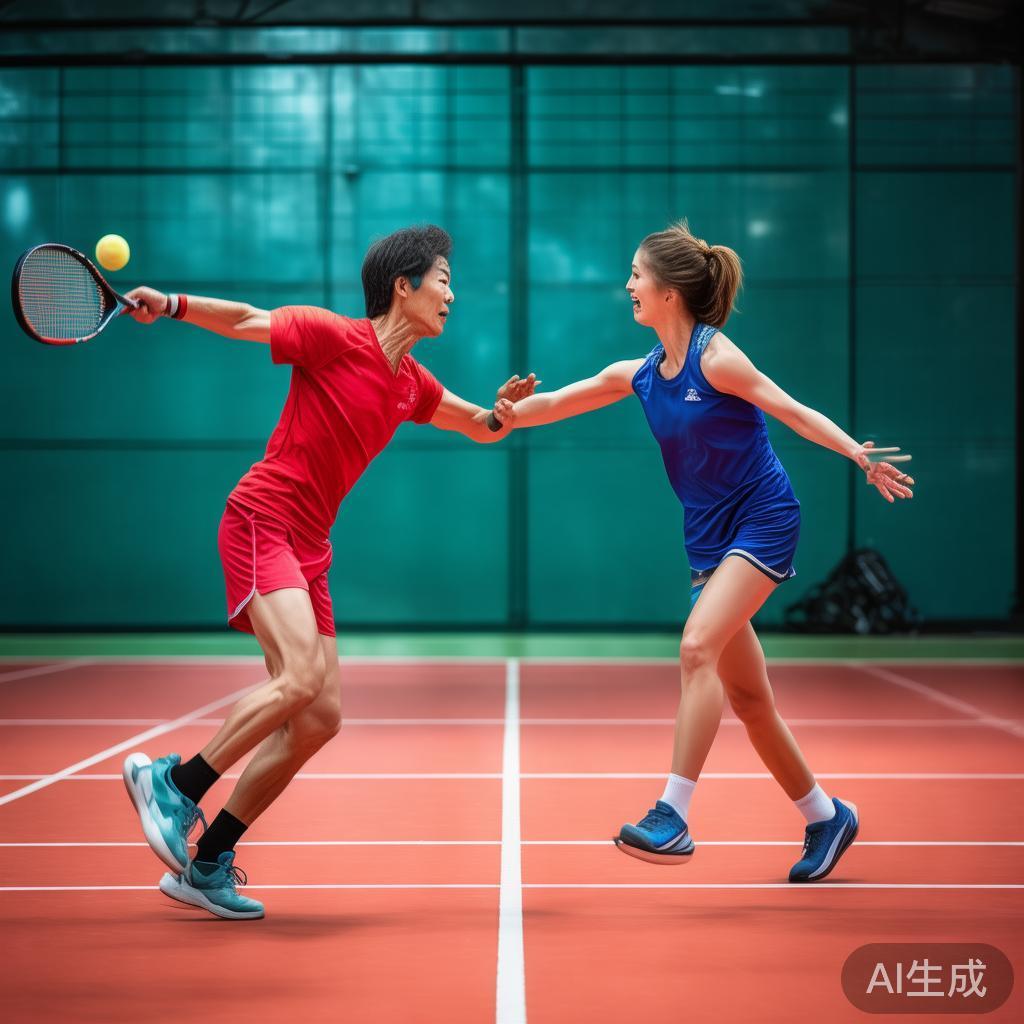 羽毛球不仅是一项运动，更是一种交流与合作的艺术。一